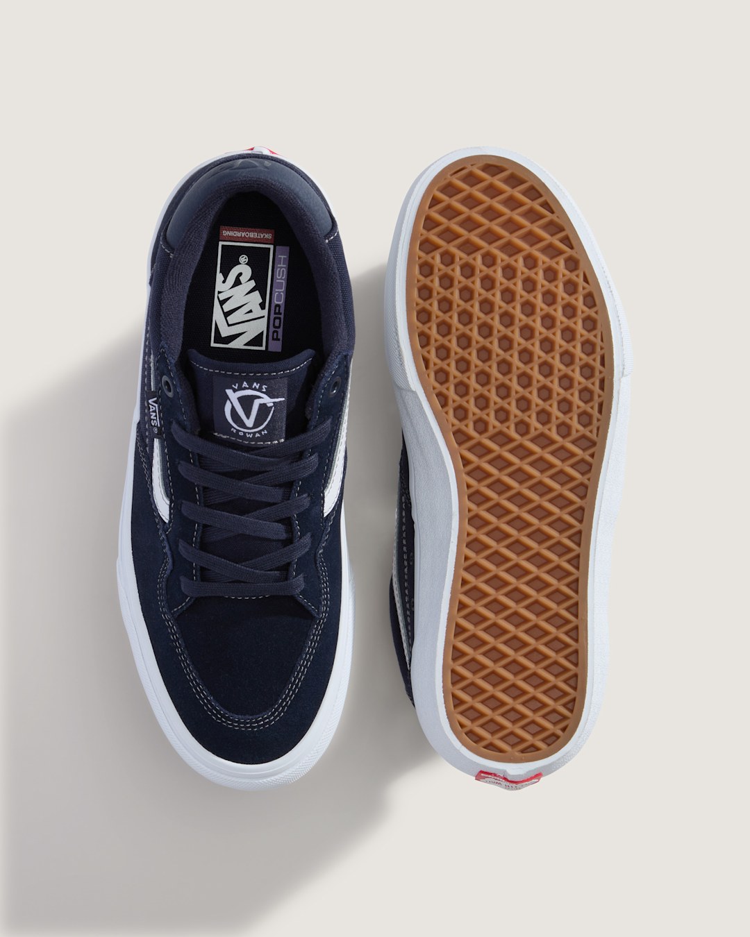 Skate Rowan Shoe in Navy Blue / White | Vans discount