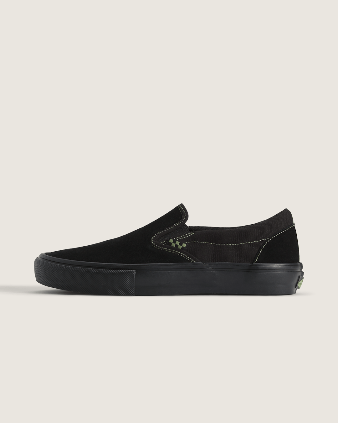 Skate Slip-On Shoe in Black / Olive Green | Vans discount