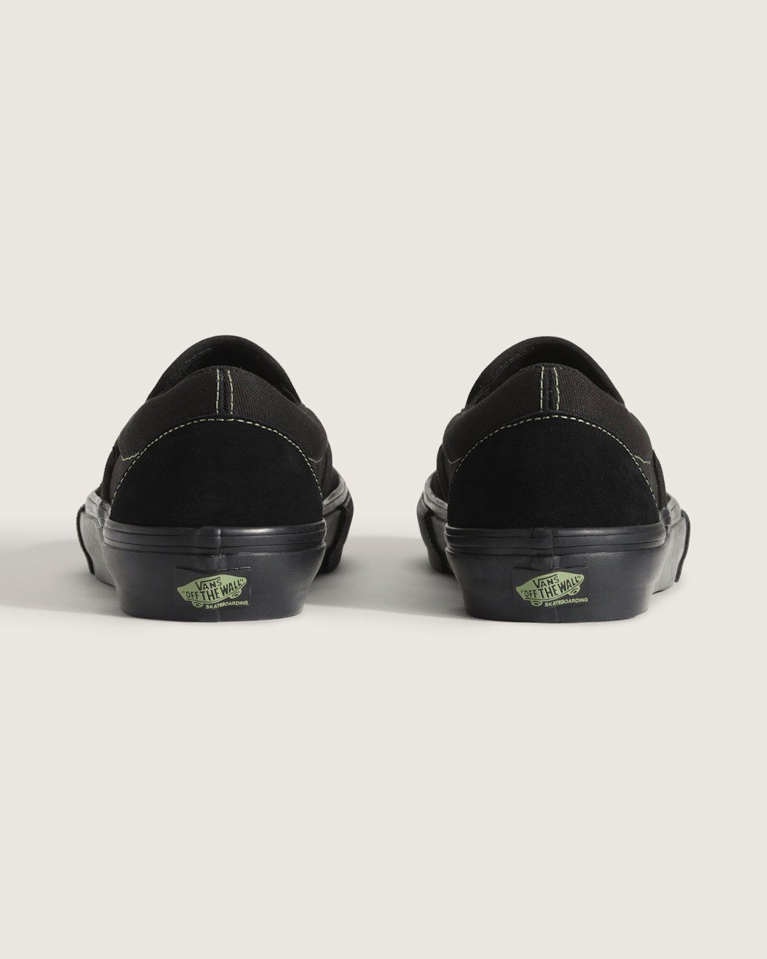 Skate Slip-On Shoe in Black / Olive Green | Vans discount