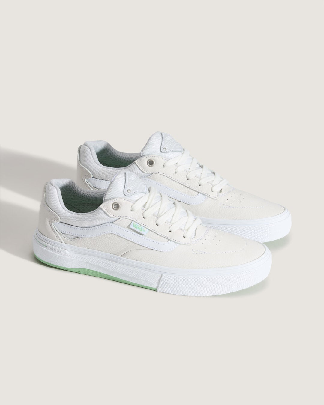 Skate Kyle Walker Wafflecup Shoe in White / Mint Green | Vans online