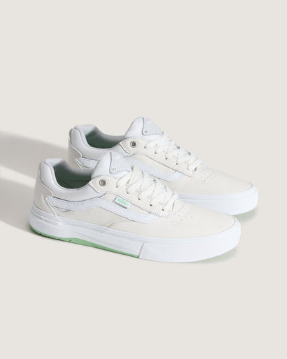 Skate Kyle Walker Wafflecup Shoe in White / Mint Green | Vans online