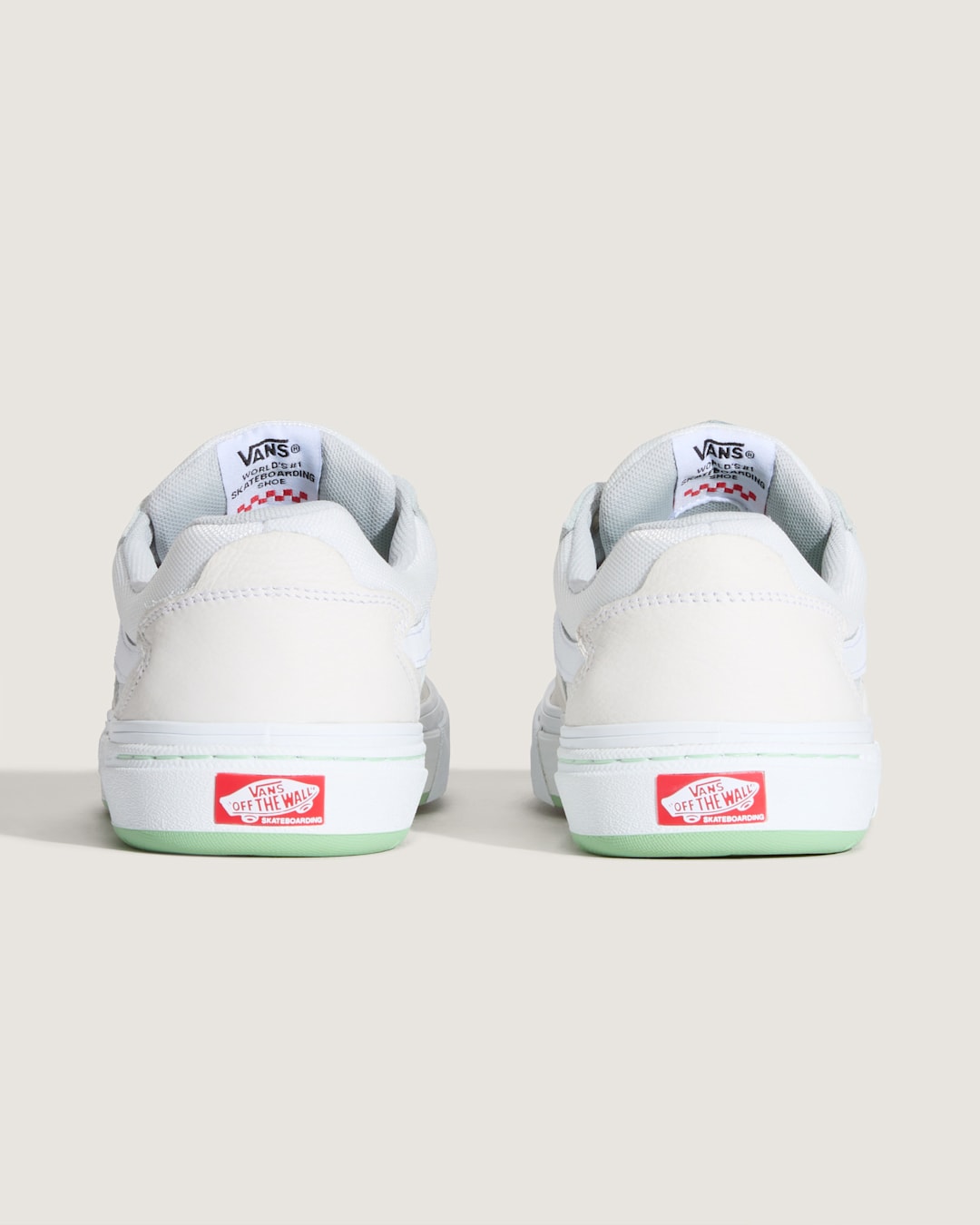 Skate Kyle Walker Wafflecup Shoe in White / Mint Green | Vans online