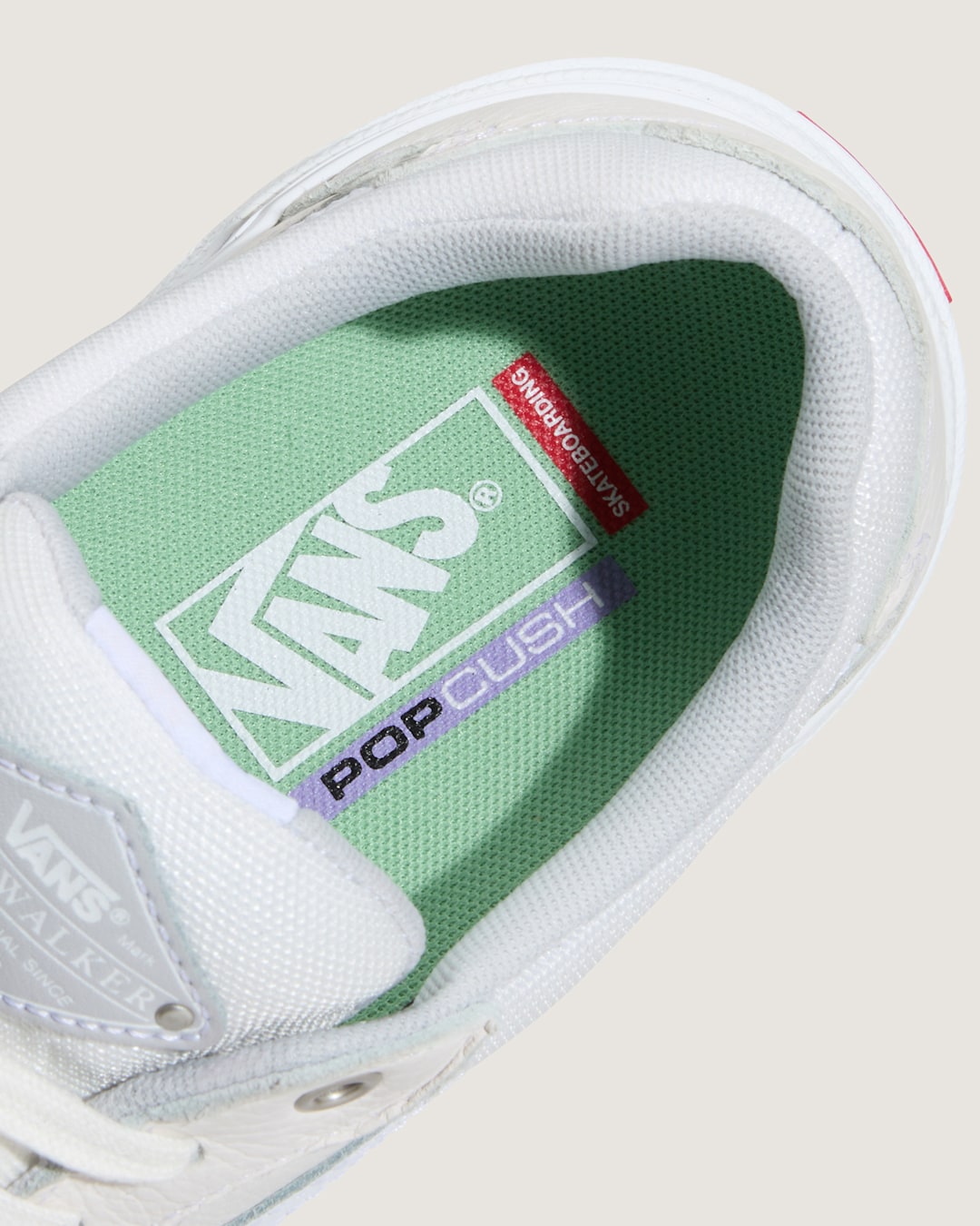 Skate Kyle Walker Wafflecup Shoe in White / Mint Green | Vans online