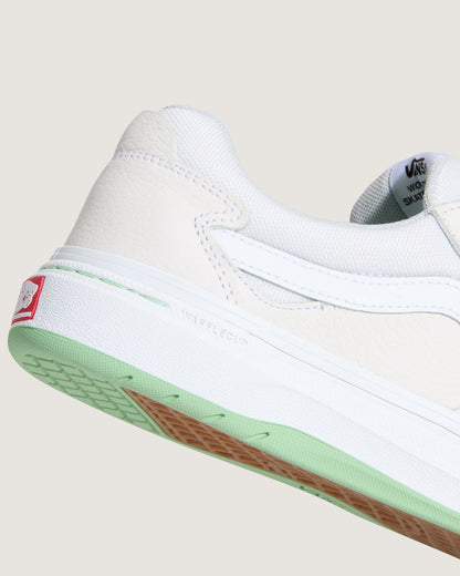 Skate Kyle Walker Wafflecup Shoe in White / Mint Green | Vans online