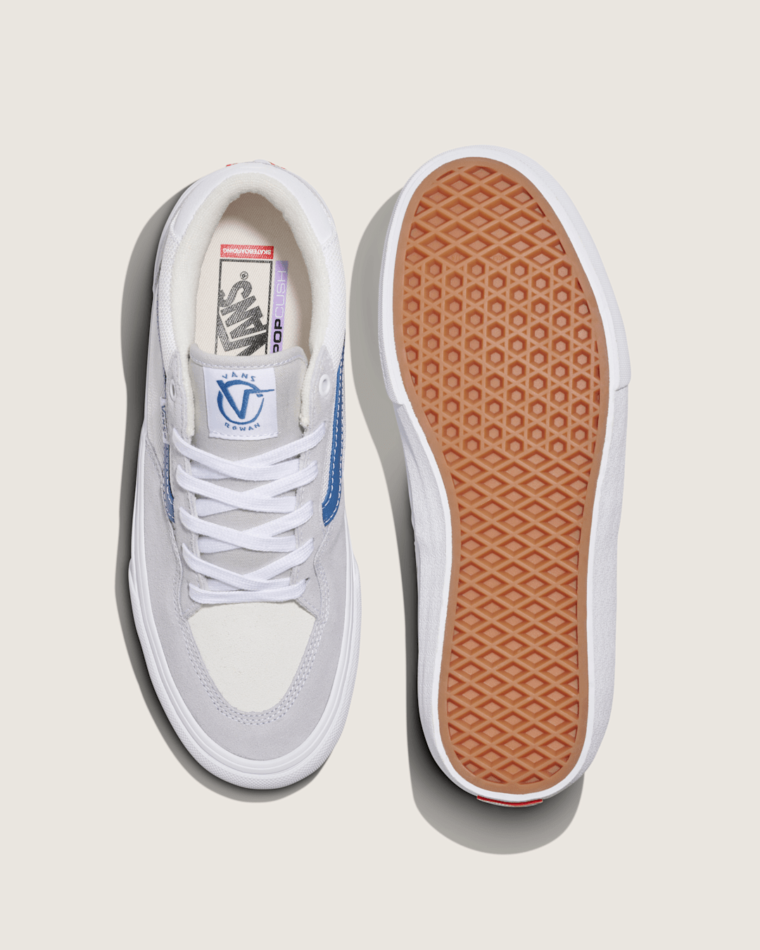 Skate Rowan Shoe in Grey / Blue | Vans sale