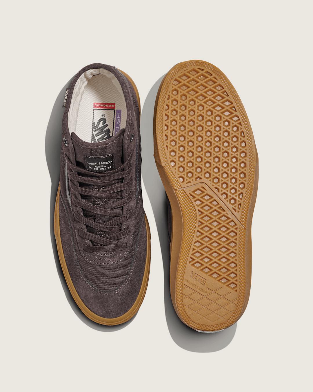 Skate Gilbert Crockett High Shoe in Brown / Gum | Vans on sale