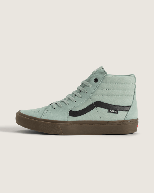 BMX Sk8-Hi Gum Shoe in Grey / Olive Green | Vans near me