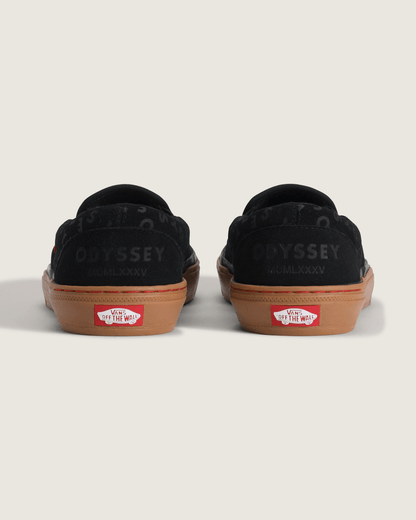 Vans X Odyssey BMX Classic Slip-On WaffleCup Shoe in Odyssey Black / Red | Vans online