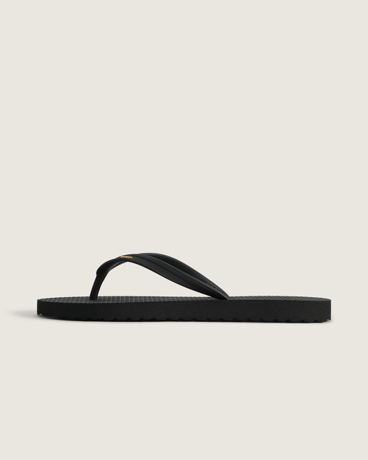 Makena Sandal in Black / Gold Yellow | Vans near me