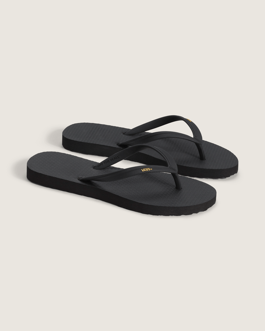 Makena Sandal in Black / Gold Yellow | Vans near me