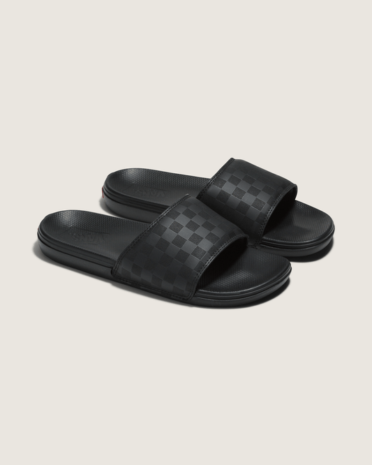 La Costa Slide-On Checkerboard Black/Black Sandals | Vans on sale