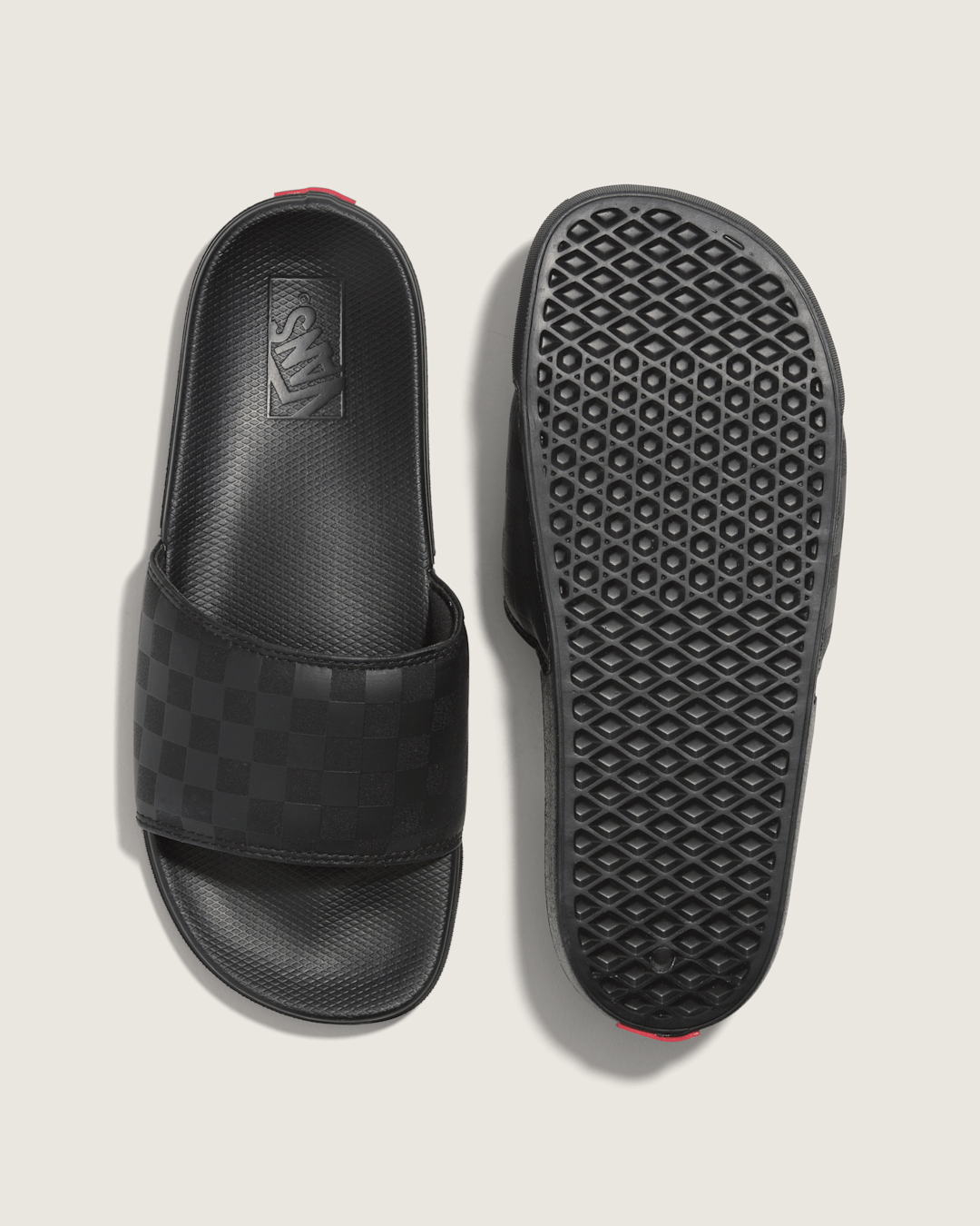 La Costa Slide-On Checkerboard Black/Black Sandals | Vans on sale