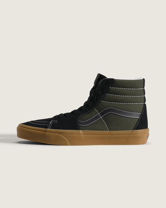 Sk8-Hi Shoe in Gum Obsidian Fern Green | Vans on sale