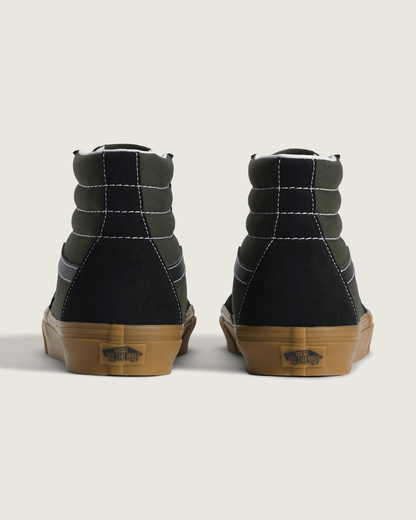 Sk8-Hi Shoe in Gum Obsidian Fern Green | Vans on sale