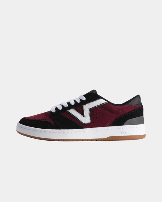 Lowland 2.0 Shoe in Black / Port Red | Vans near me