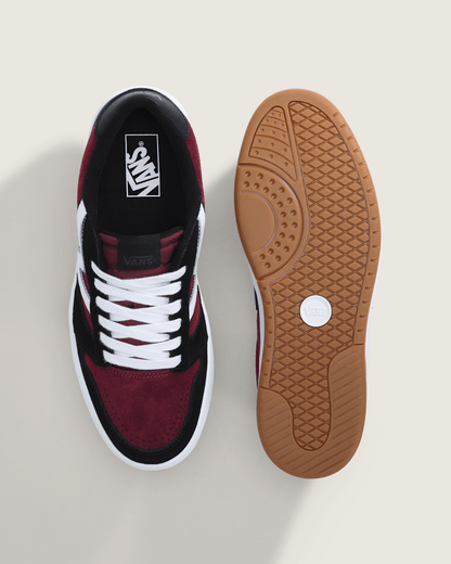 Lowland 2.0 Shoe in Black / Port Red | Vans near me