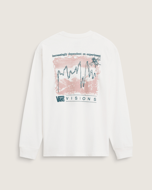 Vans Visions Long Sleeve T-Shirt in Egret White | Vans near me