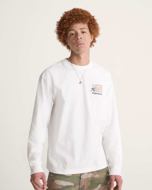 Vans Visions Long Sleeve T-Shirt in Egret White | Vans near me