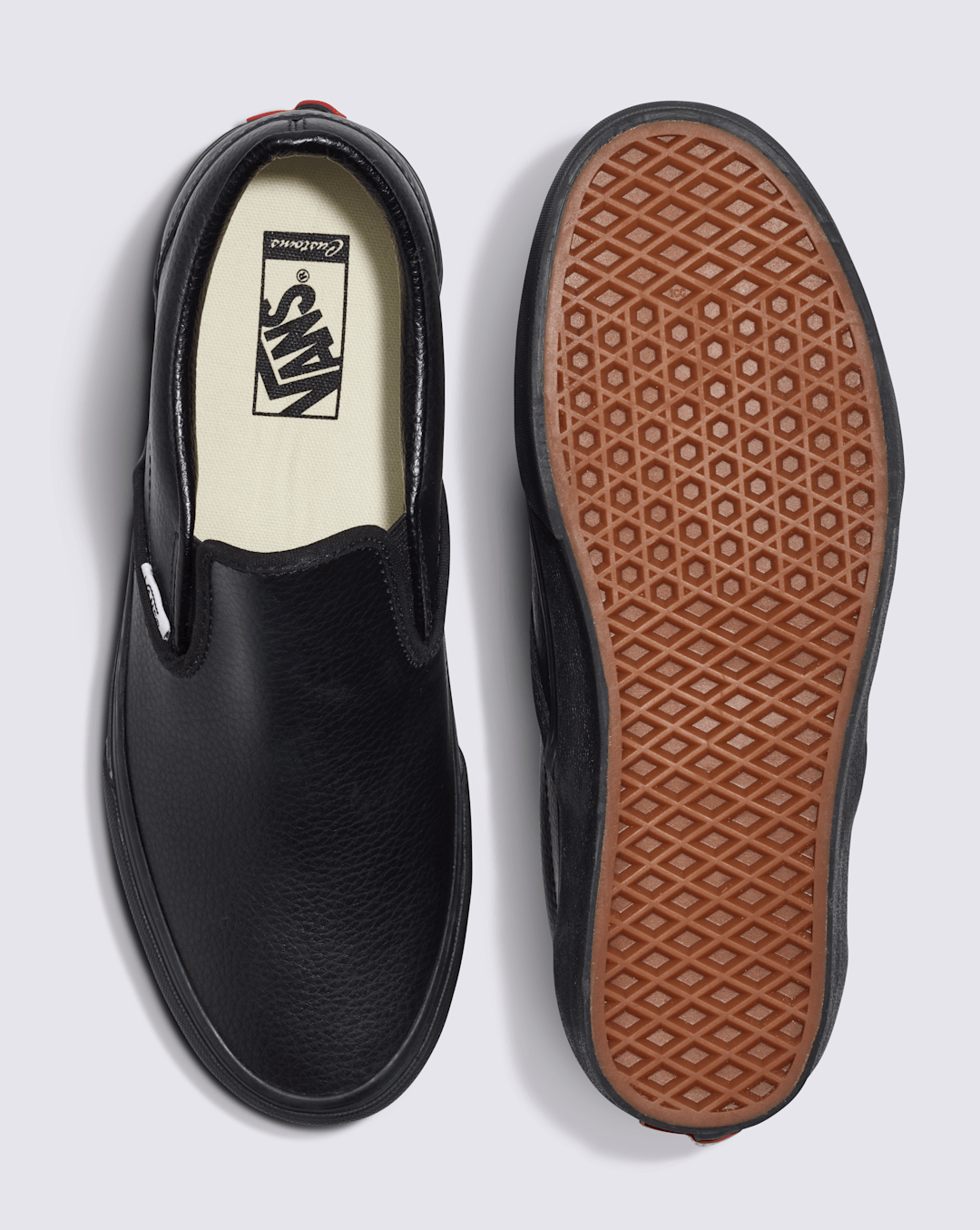 Customs Classic Slip-On Leather Shoe in Customs | Vans discount