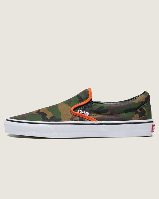 Customs Classic Slip-On Shoe in Camo Jungle Green | Vans sale