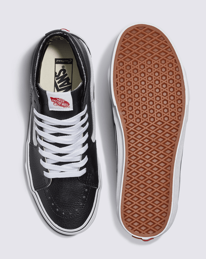 Customs Sk8-Hi Leather Shoe in Customs | Vans on sale
