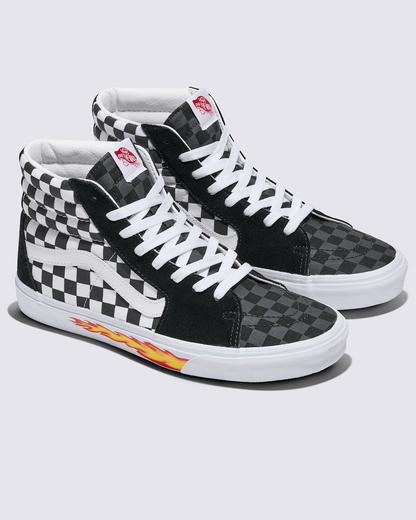 Customs Sk8-Hi Checkerboard Shoe in Customs | Vans on sale