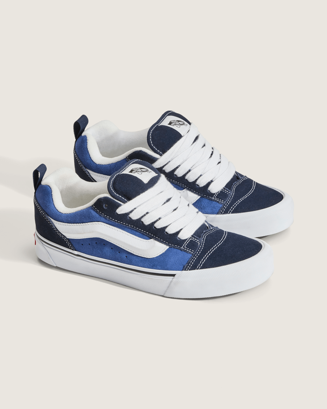 Knu Skool Shoe in Navy Blue / True White | Vans on sale