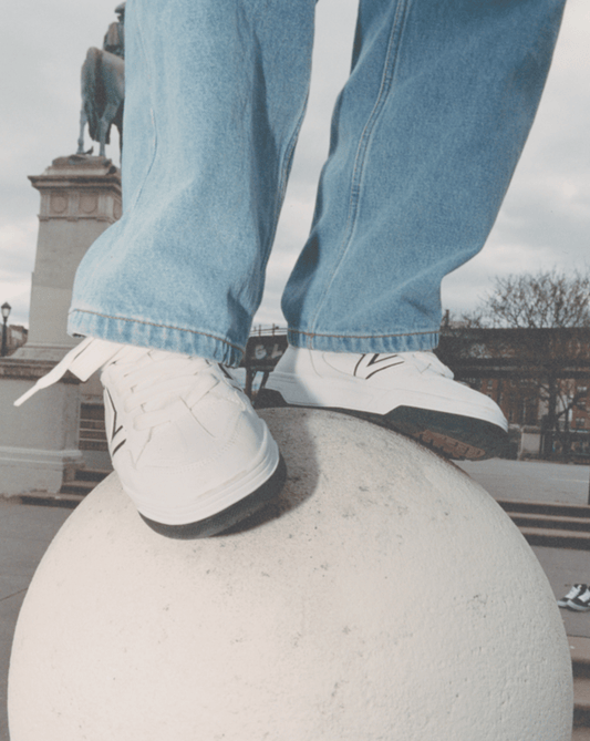 Upland Shoe in White / Black | Vans near me