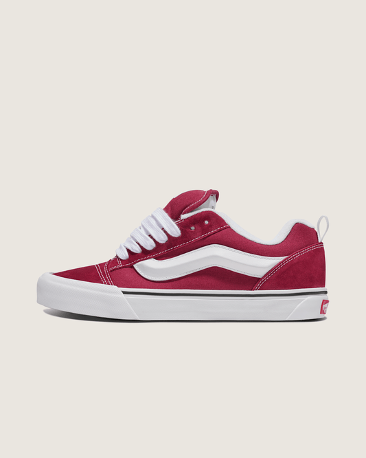Knu Skool Shoe in Rhododendron Red | Vans on sale