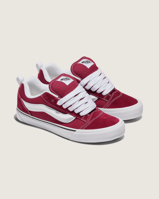 Knu Skool Shoe in Rhododendron Red | Vans on sale