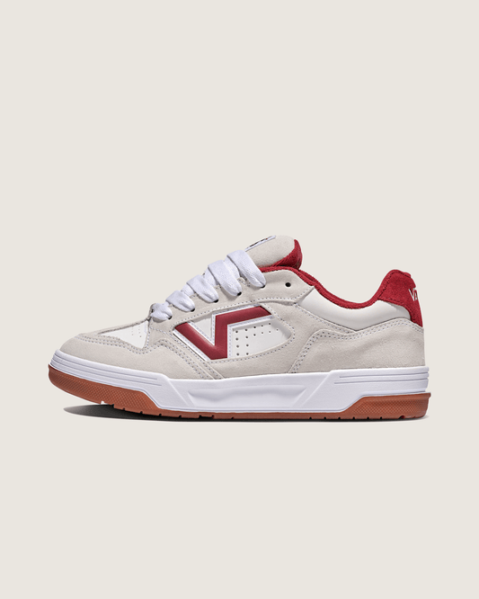 Upland Shoe in White / Sun-Dried Tomato Red | Vans online