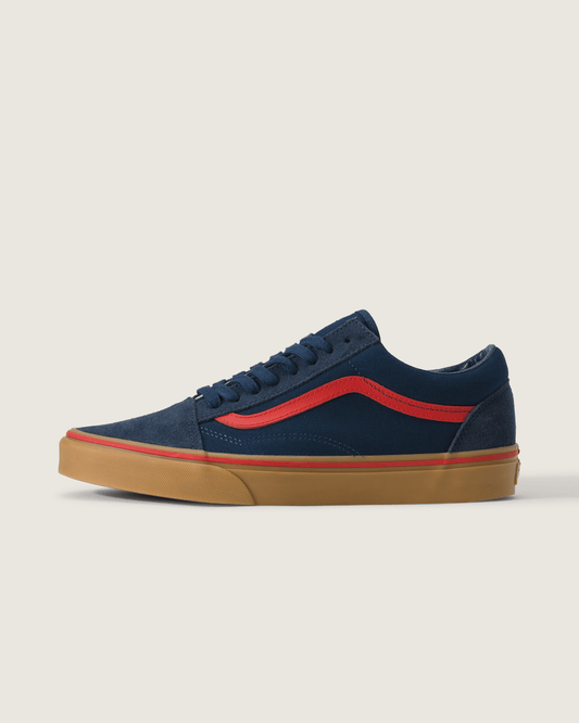 Old Skool Gum Shoe in Navy Blue / Red | Vans outlet