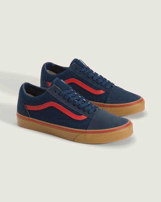 Old Skool Gum Shoe in Navy Blue / Red | Vans outlet