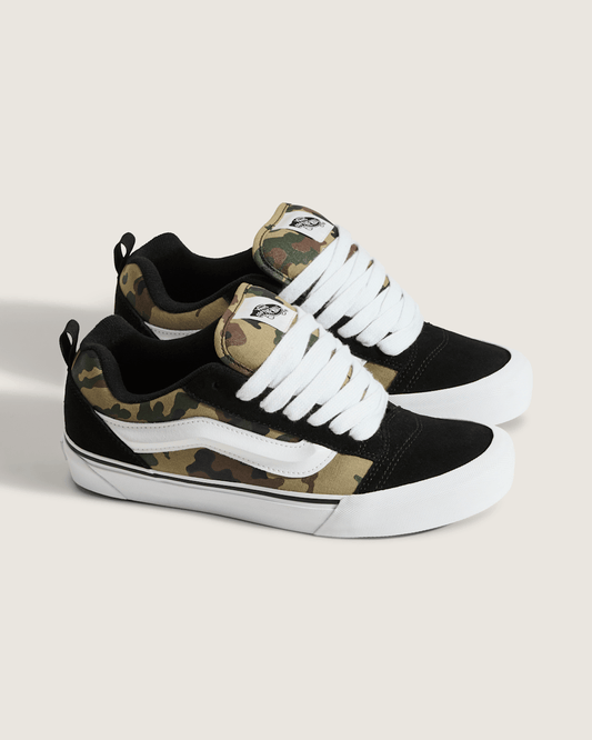 Knu Skool Shoe in Camo Jungle Green | Vans sale