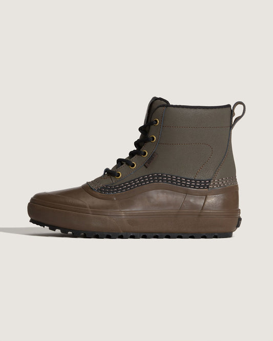 Blake Paul Standard Mid Waterproof Boot in Demitasse Brown / Green | Vans discount