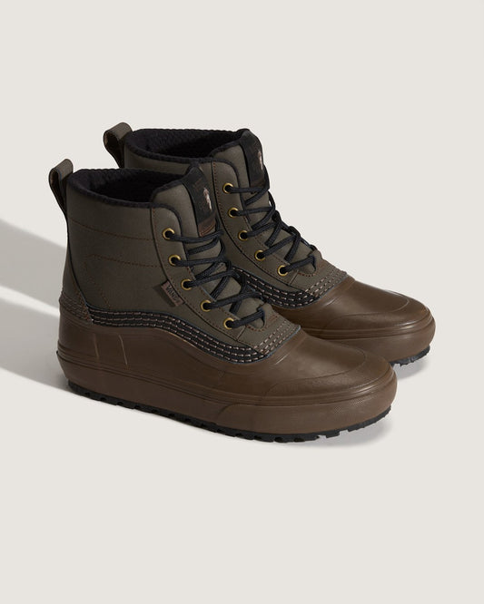 Blake Paul Standard Mid Waterproof Boot in Demitasse Brown / Green | Vans discount