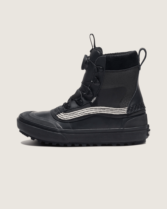 Standard Mid Boa Waterproof Boot in Black | Vans discount