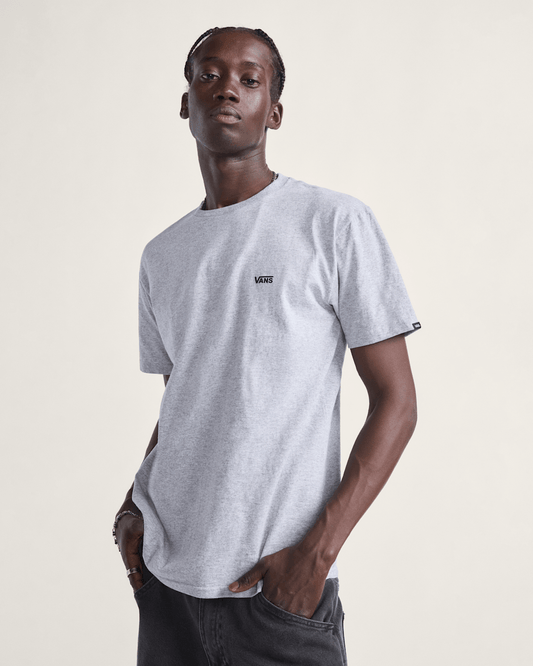 Left Chest Logo T-Shirt in Heather Grey | Vans discount