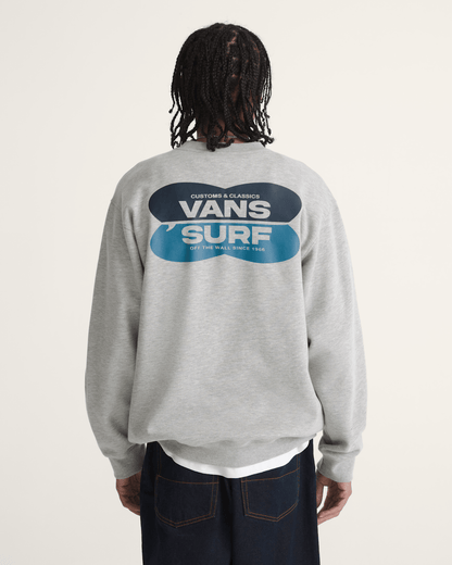 Palms Crew Sweatshirt in Cement Heather | Vans online