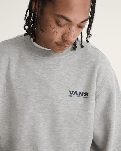 Palms Crew Sweatshirt in Cement Heather | Vans online
