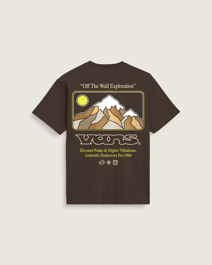 Elevated Peaks T-Shirt in Demitasse Brown | Vans outlet