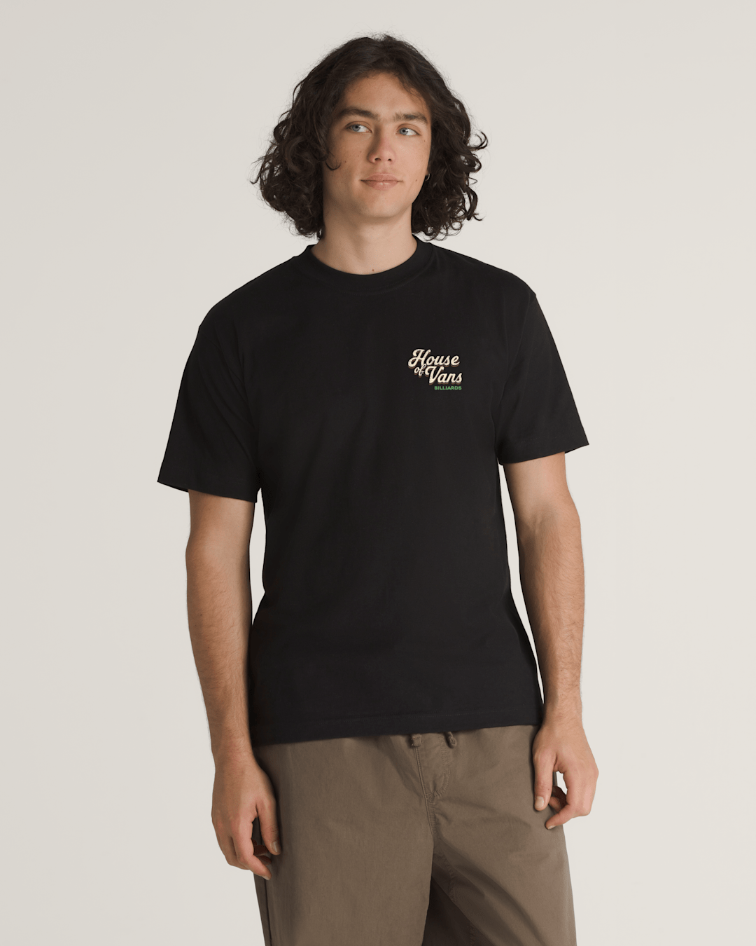 Billiards Lounge T-Shirt in Black | Vans online
