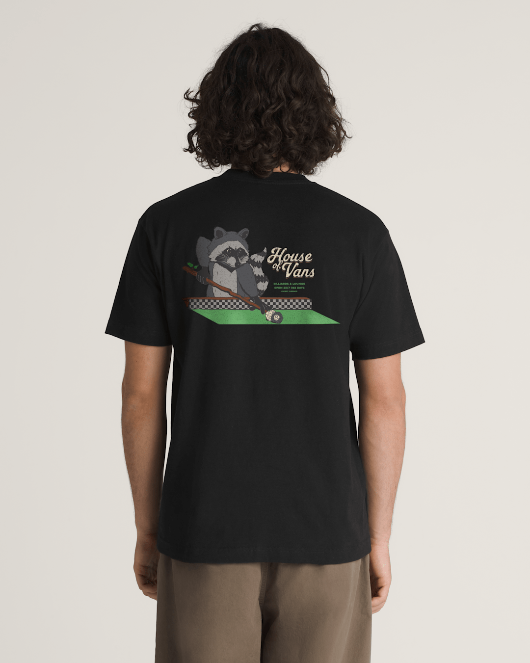 Billiards Lounge T-Shirt in Black | Vans online
