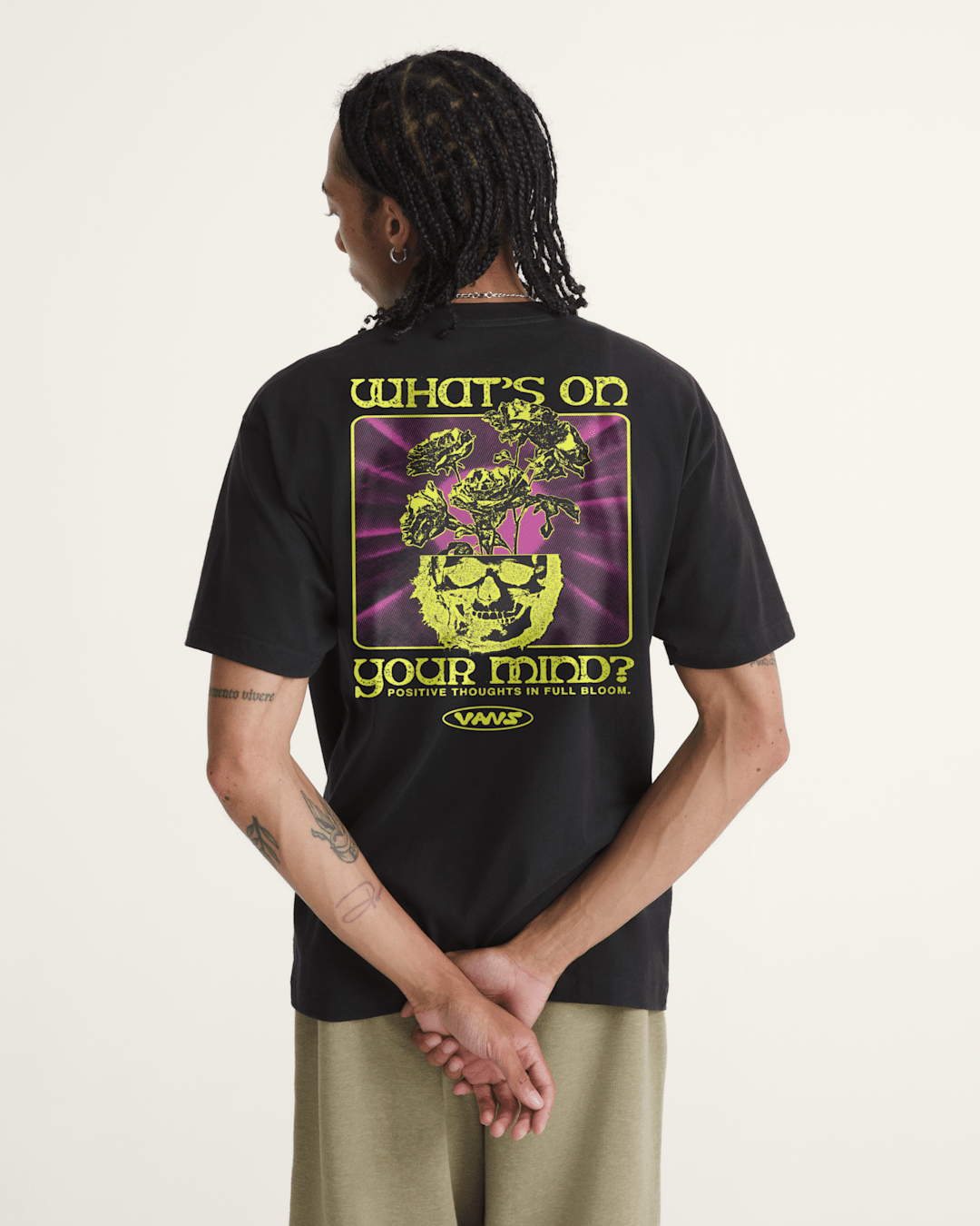 Positive Blooms T-Shirt in Black | Vans outlet