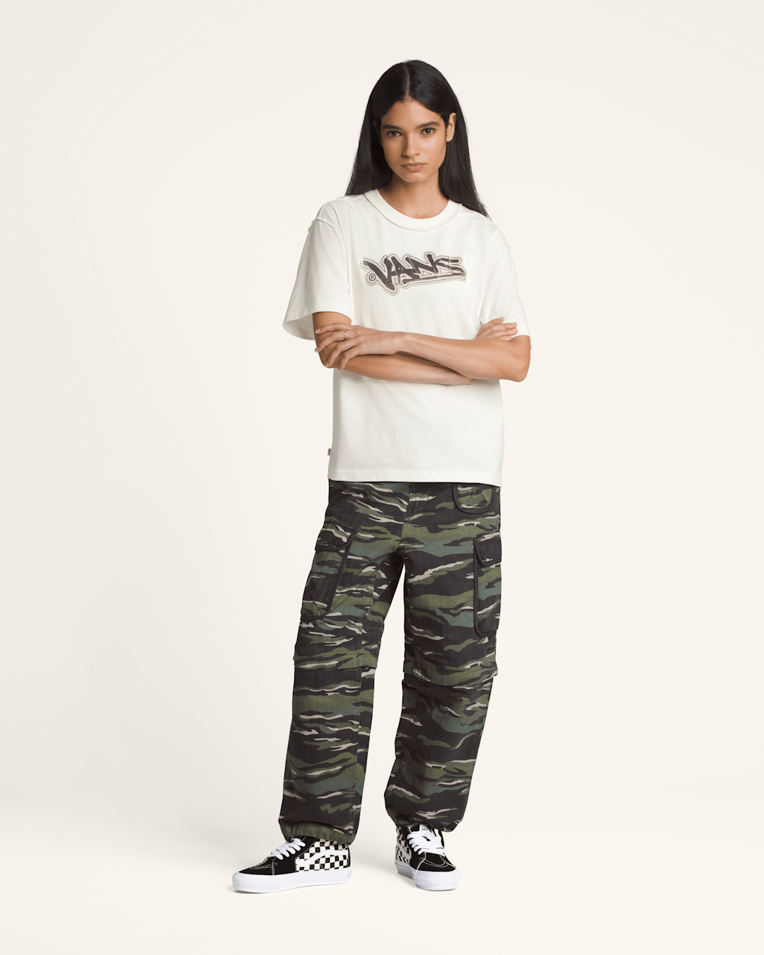 Premium Short Sleeve T-Shirt in Marshmallow White | Vans near me