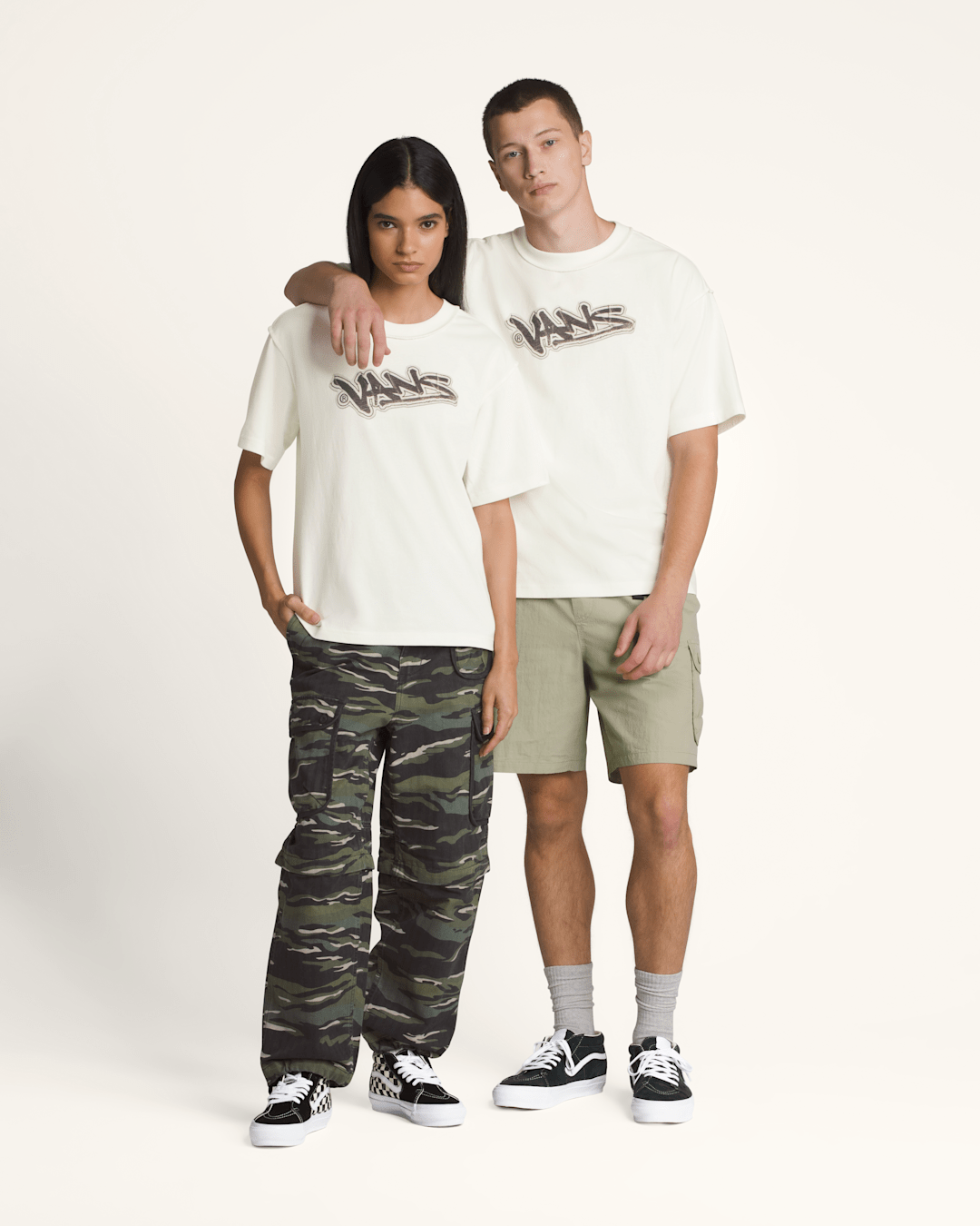 Premium Short Sleeve T-Shirt in Marshmallow White | Vans near me