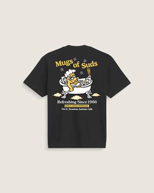 Mugs of Suds T-Shirt in Black | Vans sale