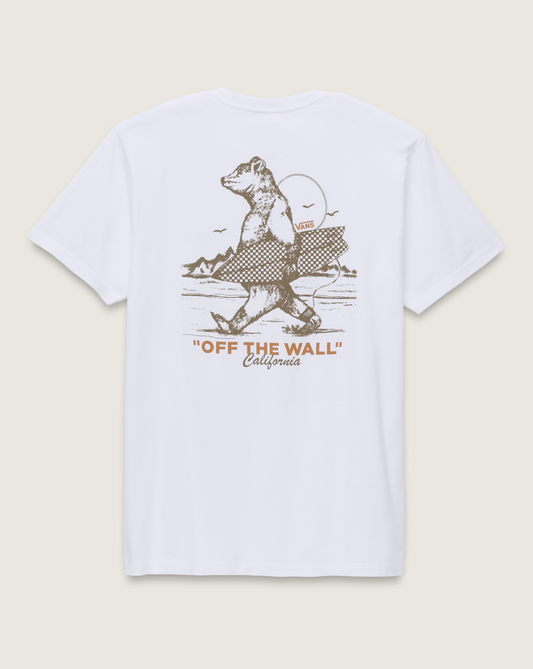 California Bear Stroll T-Shirt in White | Vans on sale