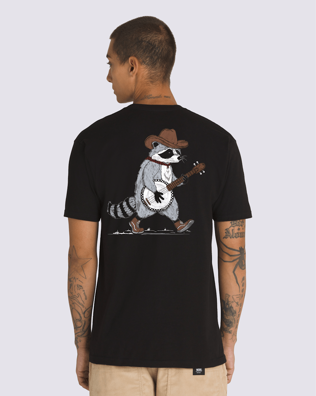 Stage Walk T-Shirt in Black | Vans discount