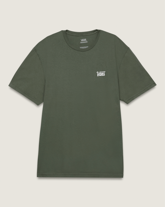 Mini Script Tee in Military Green | Vans online